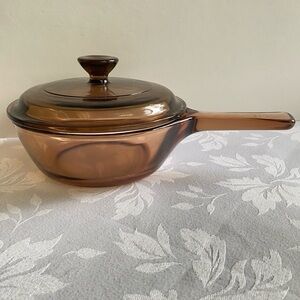 Corning Visionware Visions Saucepan with Lid TINY 0.5 litre Cutie